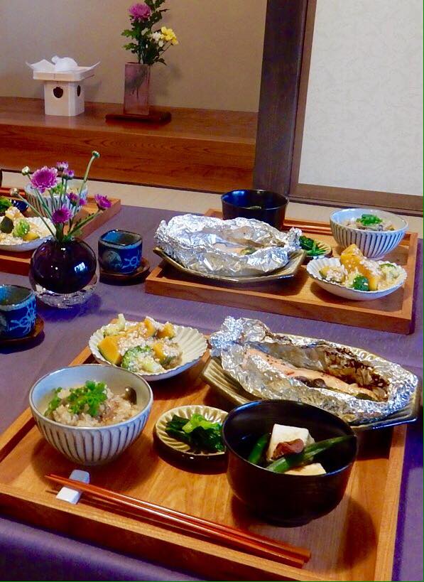 ライフスタイルセミナー 和のテーブルコーディネートと創作和食レッスン 重陽の節句 日本リファインライフクリエイター協会